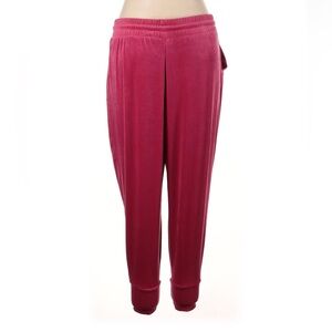 Jones New York Women's Pink Velour Pants